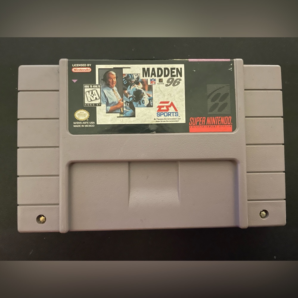 SNES Madden 96